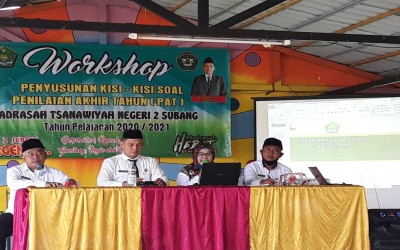 Workshop Penyusunan Kisi-Kisi Soal Penilaian Akhir Tahun (PAT)  Tahun Pelajaran 2020/2021
